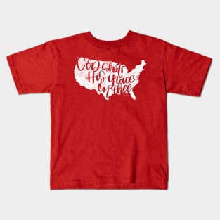 God Shed His Grace On Thee Kids T-Shirt